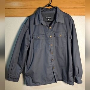 Fourcast Men's Gray Work Jacket With Soft Inside Fabric.  Size Large
